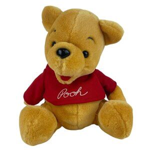 Vtg Disneyland Disney World‎ Winnie The Pooh Hand Puppet 10" Plush Stuffed Toy